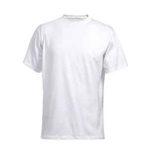 Bild von Unisex T-Shirt Baumwolle weiß