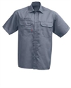 Bild von Kansas Luxe-Hemd kurzarm stahlgrau