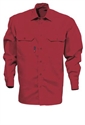 Bild von Kansas Luxe-Hemd langarm rot
