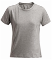 Bild von Damen T-Shirt Baumwolle hellgrau