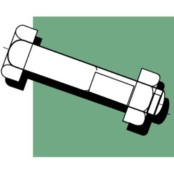 Sechskantmuttern DIN 6330/10 Form B Höhe 1,5d M 10