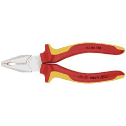 KNIPEX Kombizange  03 06 - 160 mm VDE-geprüft bis 1000 Volt